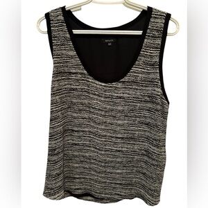 RW&CO. Gray and White Tank Top